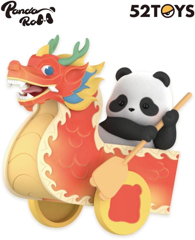 Panda Rolgordijn Box Figuren Assortiment Dragon Boat Racing 10 cm (4)