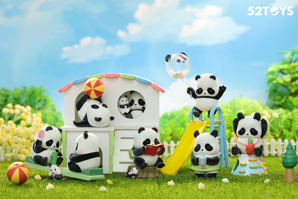 Panda Rolgordijndoos Figuren Assortiment Kleuterschool 7 cm (8)