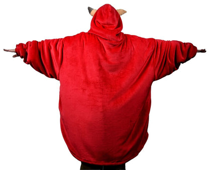 Warhammer 40K oversized hoodiedeken Squig rood