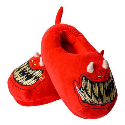 Warhammer 40.000 pantoffels rode Squig-pantoffels (één maat)