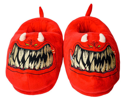 Warhammer 40.000 pantoffels rode Squig-pantoffels (één maat)
