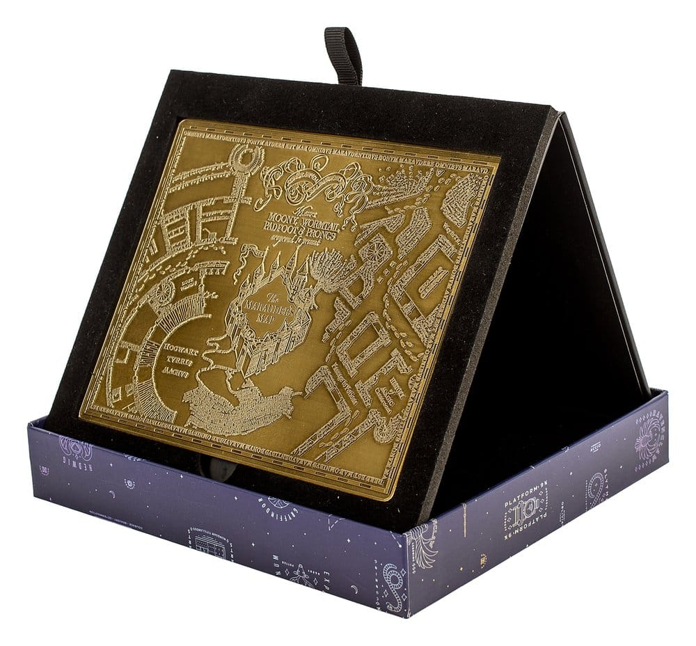 Harry Potter Replica Marauder's Map Metalen kaart 15 cm