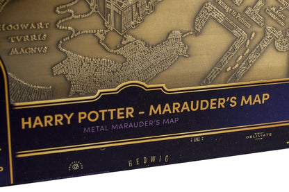 Harry Potter Replica Marauder's Map Metalen kaart 15 cm