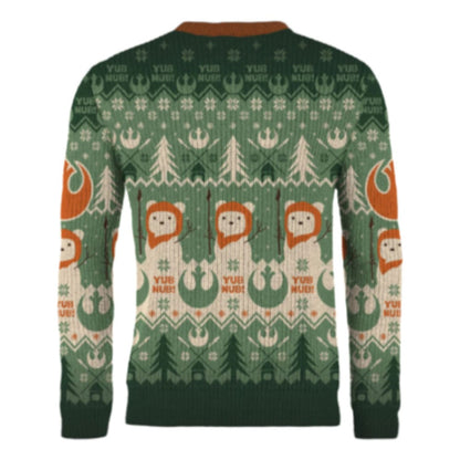 Star Wars Kersttrui Ewok'n rond de kerstboom