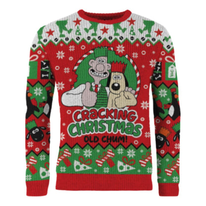 Wallace & Gromit Kersttrui Cracking Christmas Old Chum!