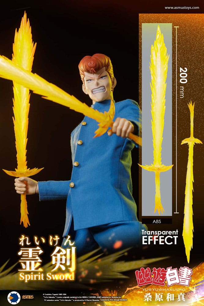 Yu yu hakusho actie figuur 1/6 kazuma kuwabara (luxe versie) 30 cm