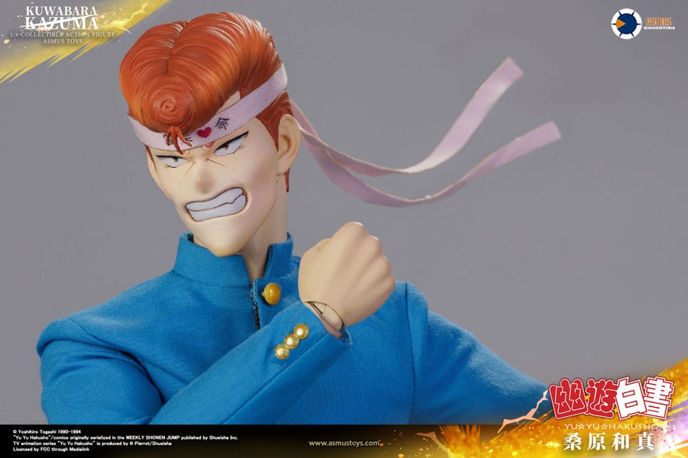 Yu yu hakusho actie figuur 1/6 kazuma kuwabara (luxe versie) 30 cm