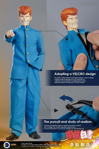 Yu yu hakusho actie figuur 1/6 kazuma kuwabara (luxe versie) 30 cm