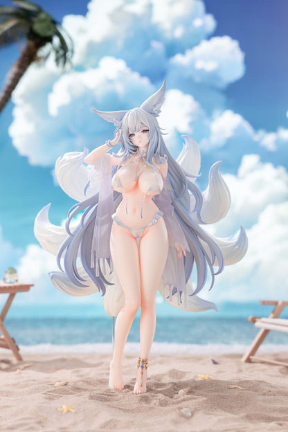 Azur Lane Amiami X Anigame PVC standbeeld 1/6 Shinano Dreamy White Sands Ver. 30 cm