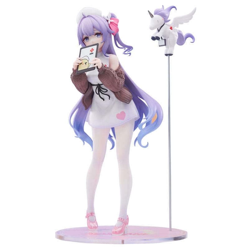 Azur Lane Limepie -serie PVC -standbeeld 1/8 Unicorn Angelic Nurse Ver. 20 cm