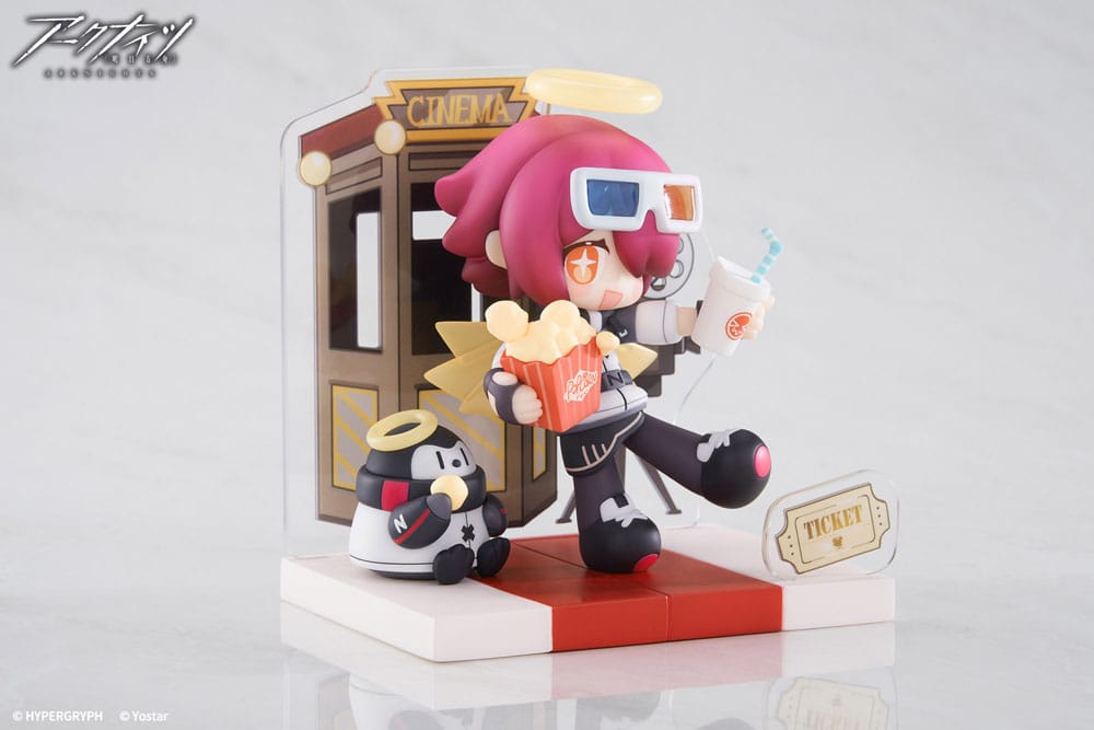 Arknights PVC standbeeld mini -serie zal je het dessert hebben? Exusiai 10 cm