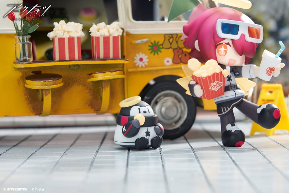 Arknights PVC standbeeld mini -serie zal je het dessert hebben? Exusiai 10 cm
