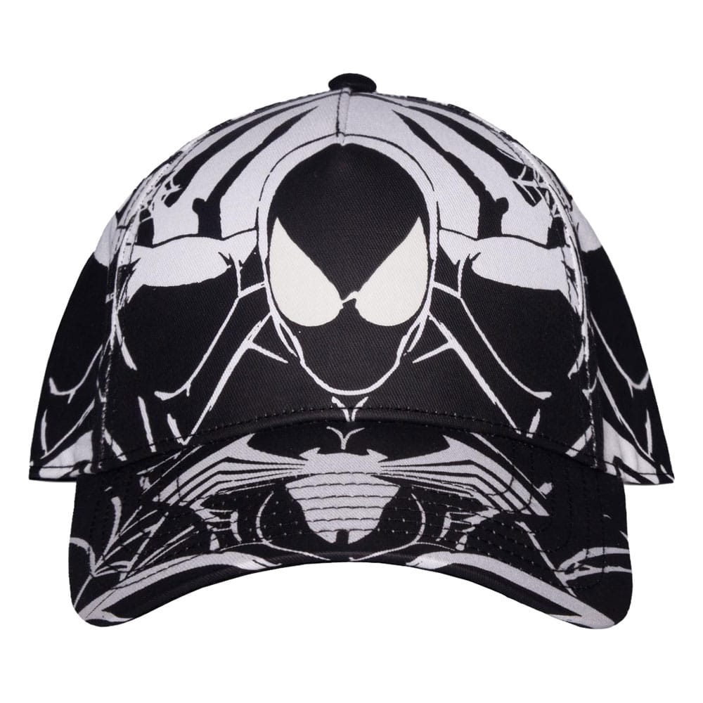 Spider-Man honkbal zwart-wit all-over print