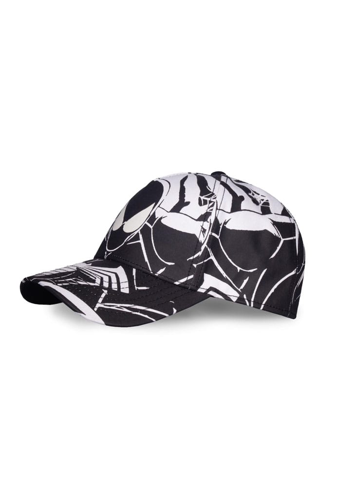 Spider-Man honkbal zwart-wit all-over print