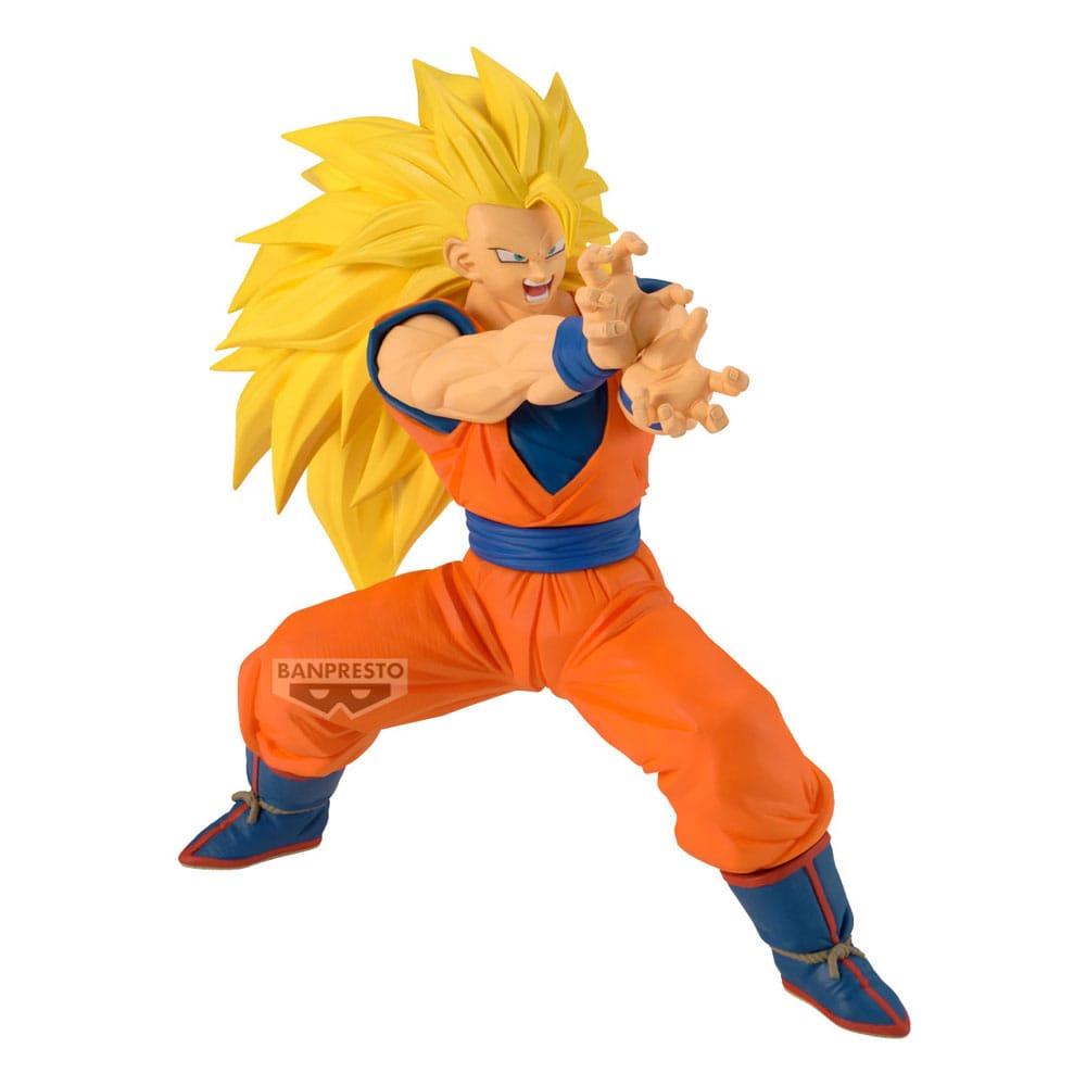 Dragon Ball Z Match Makers PVC-beeld Super Saiyan 3 Son Goku (Vs. Majin Buu) 16 cm