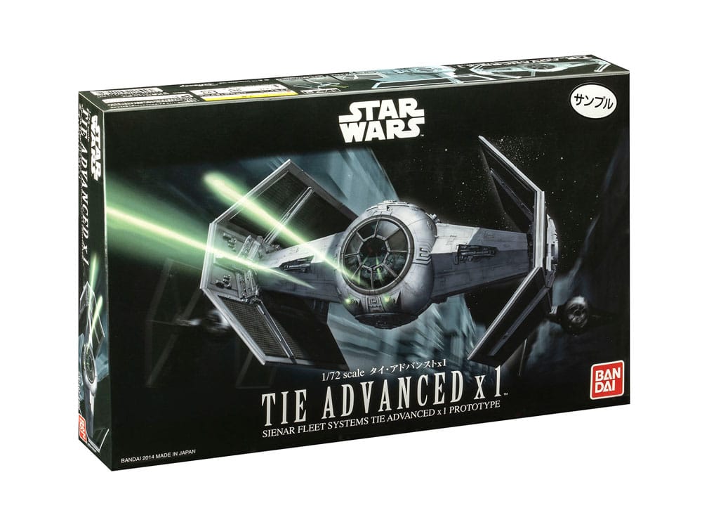 Star Wars Model Kit 1/72 Tie geavanceerd x1 10 cm