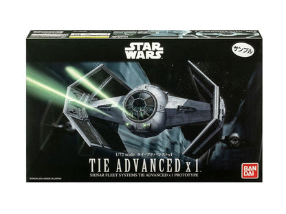 Star Wars Model Kit 1/72 Tie geavanceerd x1 10 cm
