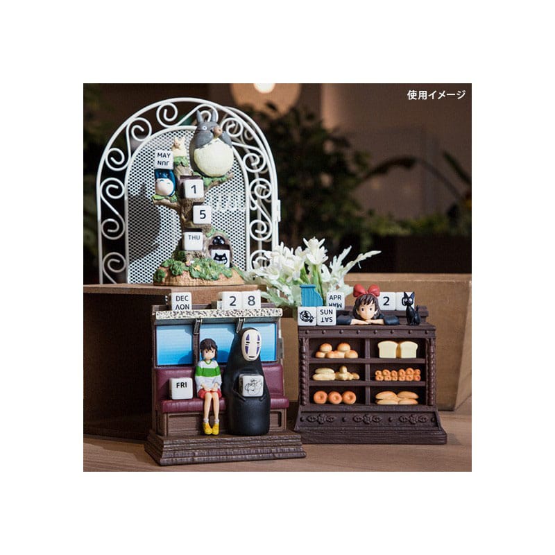 Mijn buurman totoro standbeeld driewieler diorama / kalender 11 cm