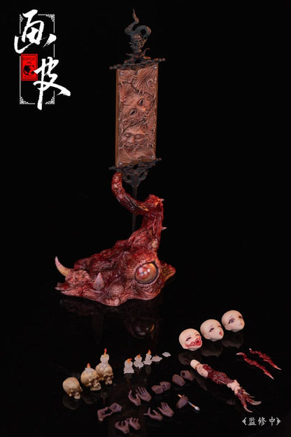 Origineel karakteractiefiguur 1/12 Hua Xia Shen Gui Hua Pi 16 cm