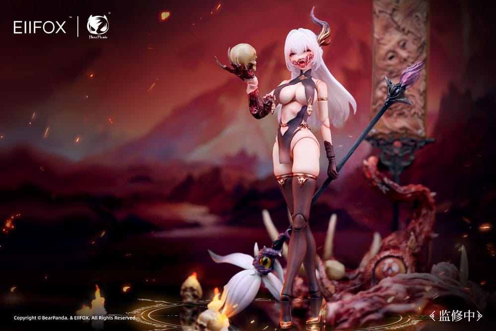 Origineel karakteractiefiguur 1/12 Hua Xia Shen Gui Hua Pi 16 cm
