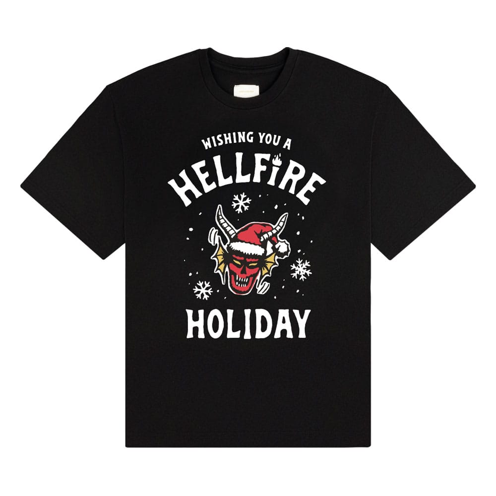 Stranger Things T-shirt Ik wens je een Hellfire-vakantie
