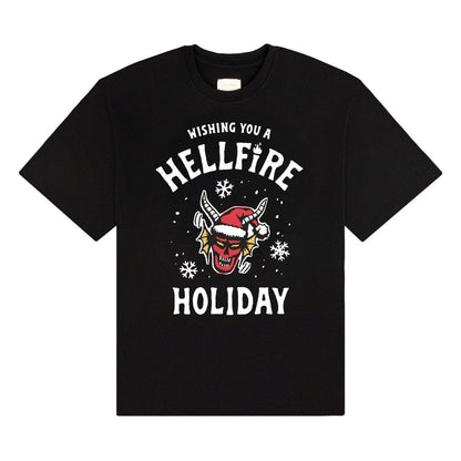 Stranger Things T-shirt Ik wens je een Hellfire-vakantie