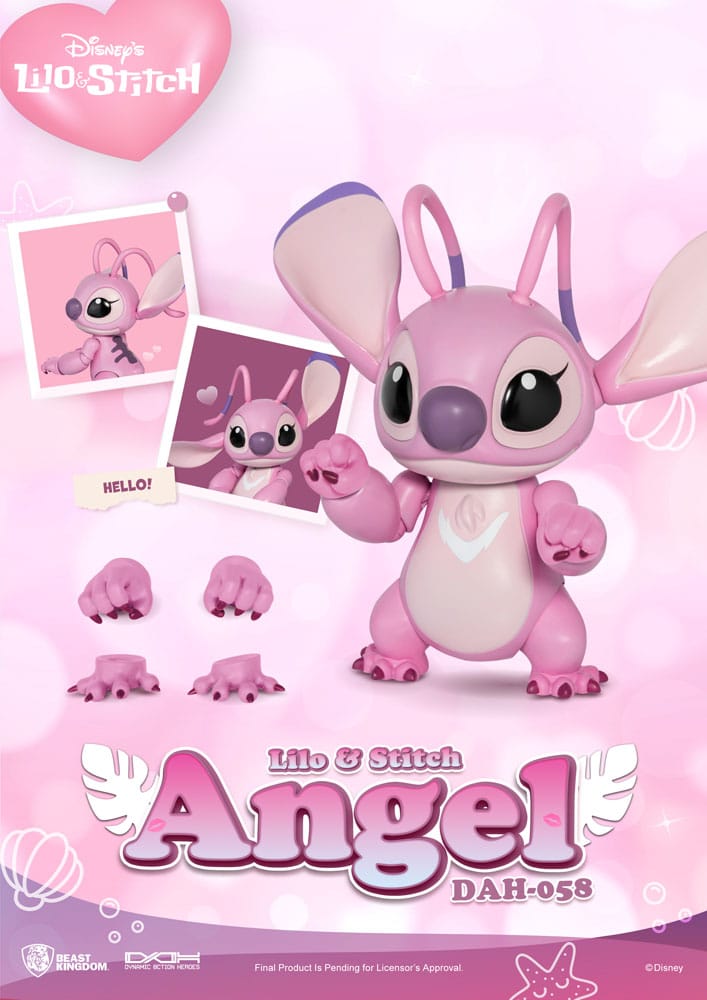 Disney Dynamic 8ction Heroes Action Figuur 1/9 Angel (Lilo & Stitch) 16 cm