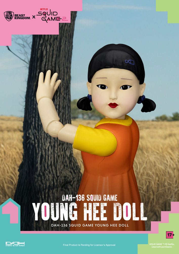 Inktvisspel Actiefiguur met geluid Young Hee Pop 30 cm