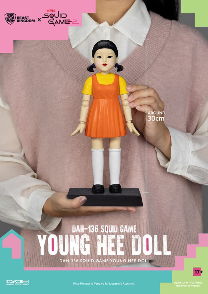 Inktvisspel Actiefiguur met geluid Young Hee Pop 30 cm