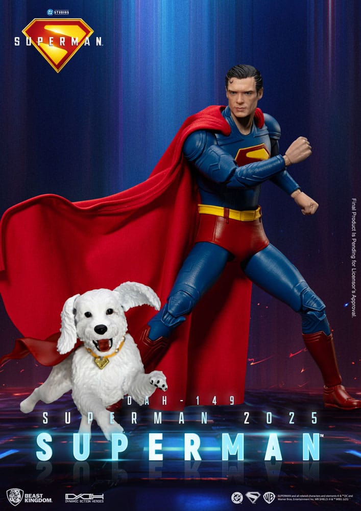 Superman (2025) Actiefiguur Superman & Krypto 21 cm
