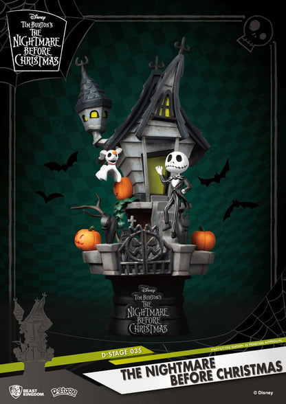 Nightmare Before Christmas D-Stage PVC Diorama Jack's Haunted House 15 cm