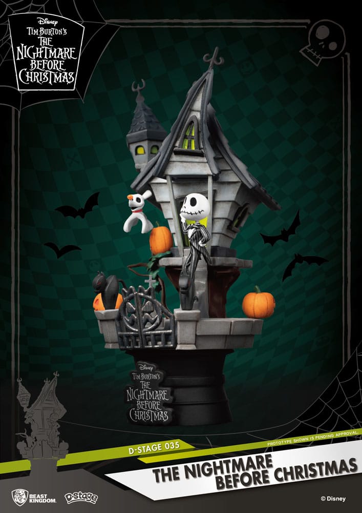 Nightmare Before Christmas D-Stage PVC Diorama Jack's Haunted House 15 cm