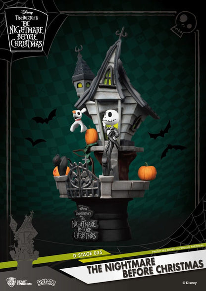 Nightmare Before Christmas D-Stage PVC Diorama Jack's Haunted House 15 cm
