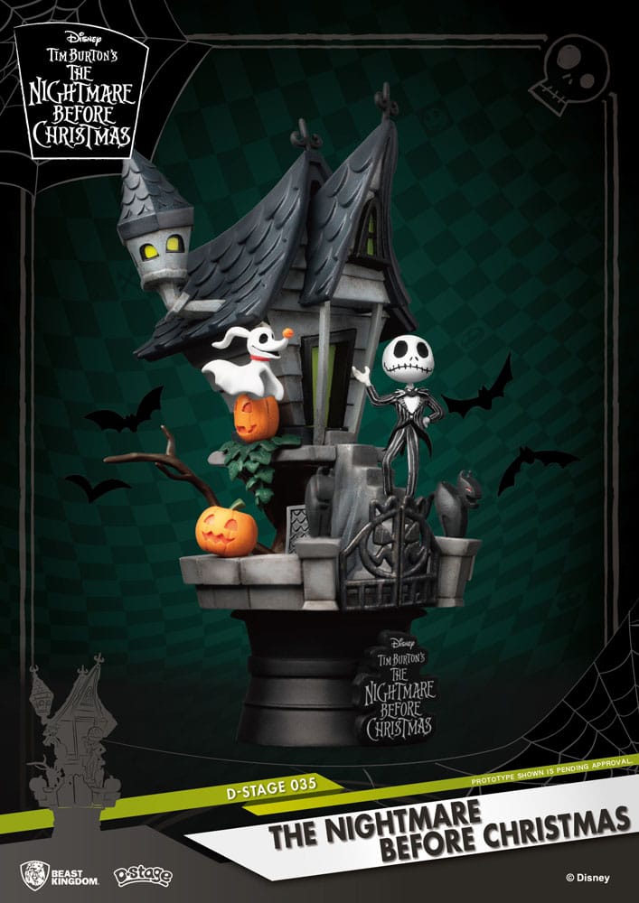 Nightmare Before Christmas D-Stage PVC Diorama Jack's Haunted House 15 cm