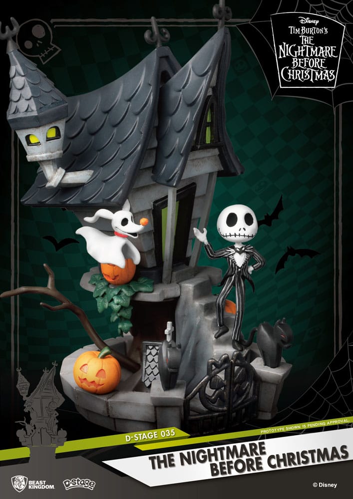 Nightmare Before Christmas D-Stage PVC Diorama Jack's Haunted House 15 cm