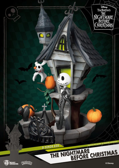 Nightmare Before Christmas D-Stage PVC Diorama Jack's Haunted House 15 cm