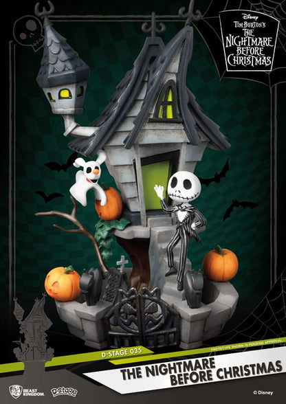 Nightmare Before Christmas D-Stage PVC Diorama Jack's Haunted House 15 cm
