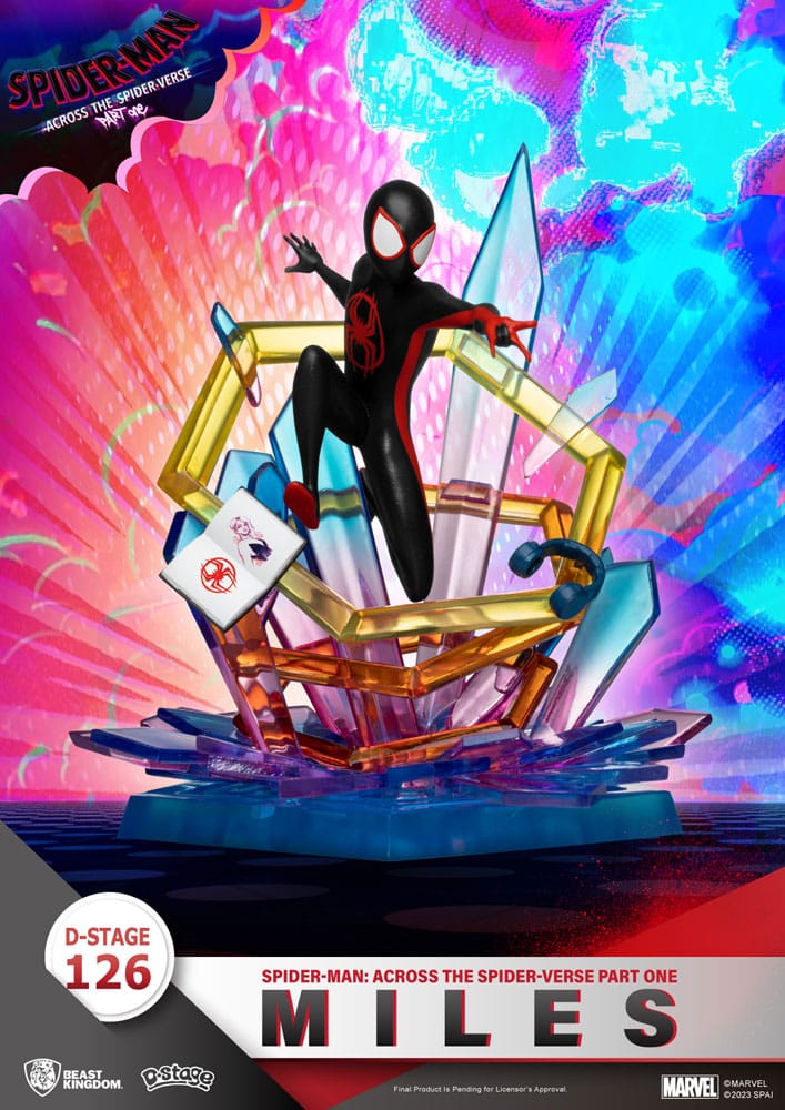 Marvel D-Stage PVC Diorama Spider-Man: Over het Spider-Verse-deel 1-mijl 15 cm