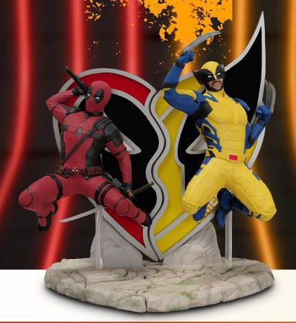 Deadpool 3 d-fase PVC Diorama Deadpool 16 cm