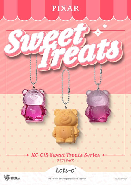 Pixar Sweet Treats-serie Keychains 3-pack 4 cm