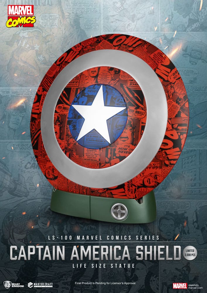 Marvel Comics PVC Captain America Shield levensgroot beeld 64 cm