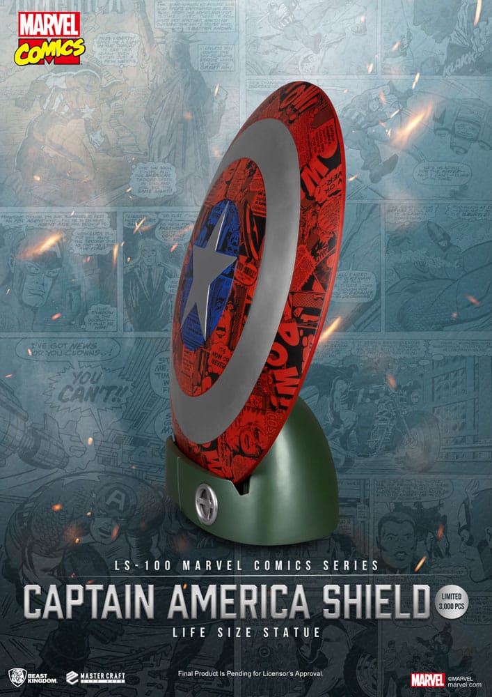 Marvel Comics PVC Captain America Shield levensgroot beeld 64 cm
