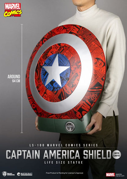 Marvel Comics PVC Captain America Shield levensgroot beeld 64 cm