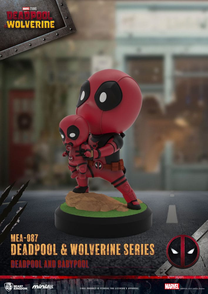 Deadpool 3 Deadpool & Wolverine -serie Mini Egg Attack -figuren 8 cm