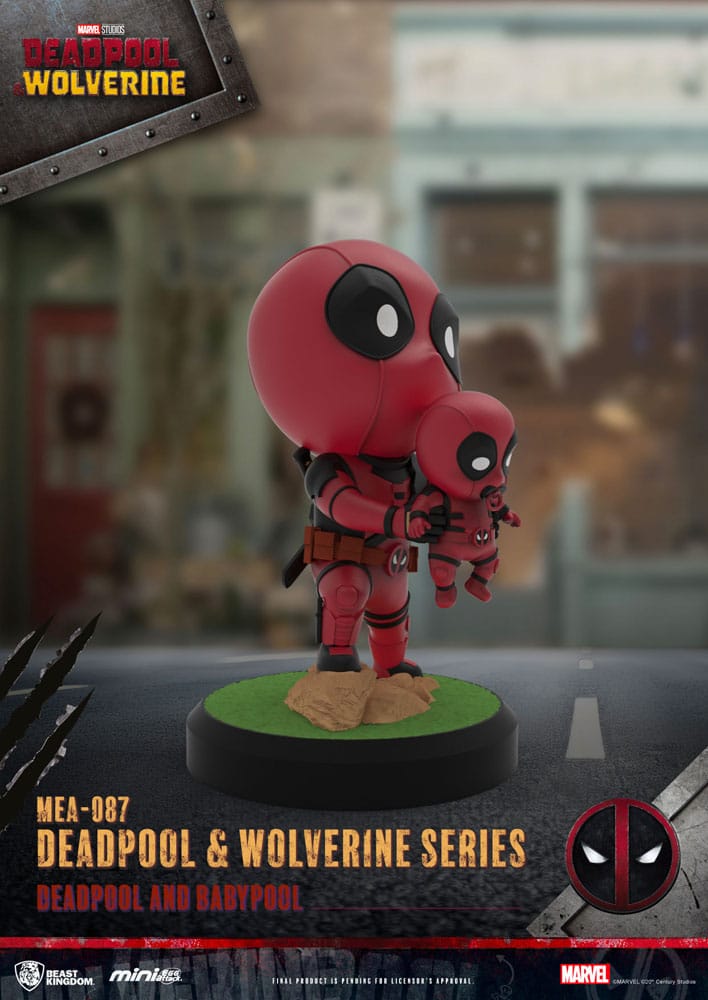 Deadpool 3 Deadpool & Wolverine -serie Mini Egg Attack -figuren 8 cm