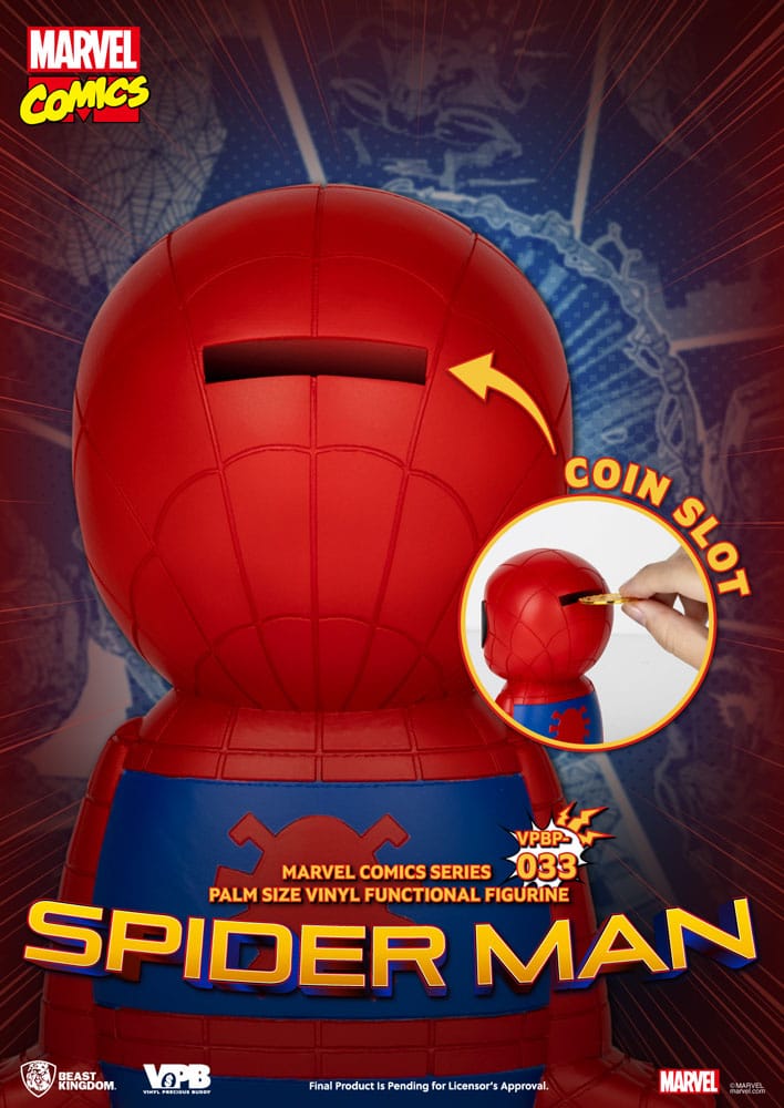 Klassieke Marvel Comics Piggy Vinyl Bank Spiderman 12 cm