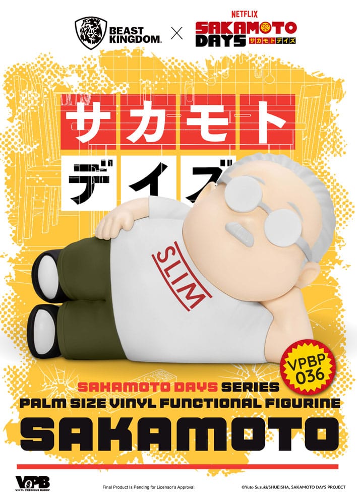 Sakamoto Days Spaarvarken Vinyl Bank Taro Sakamoto 14 cm