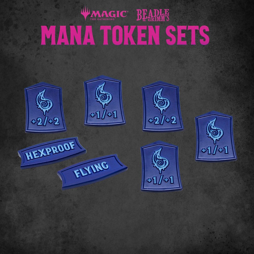Magic The Gathering Dice and Token Pack Blue Mana