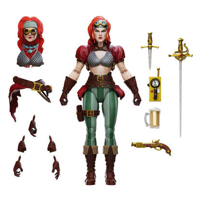 Epische H.A.C.K.S. Actiefiguur 1/12 Rode Sonja Steampunk
