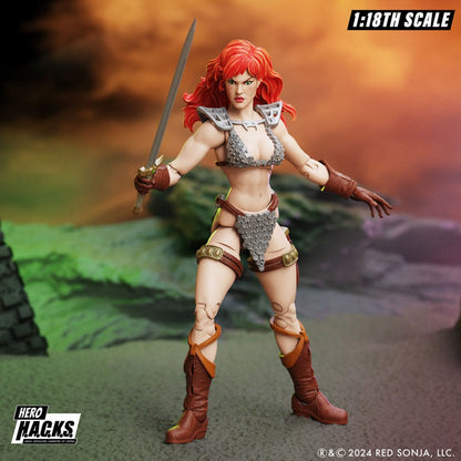 Red Sonja Hero H.A.C.K.S. Actiefiguur rode sonja
